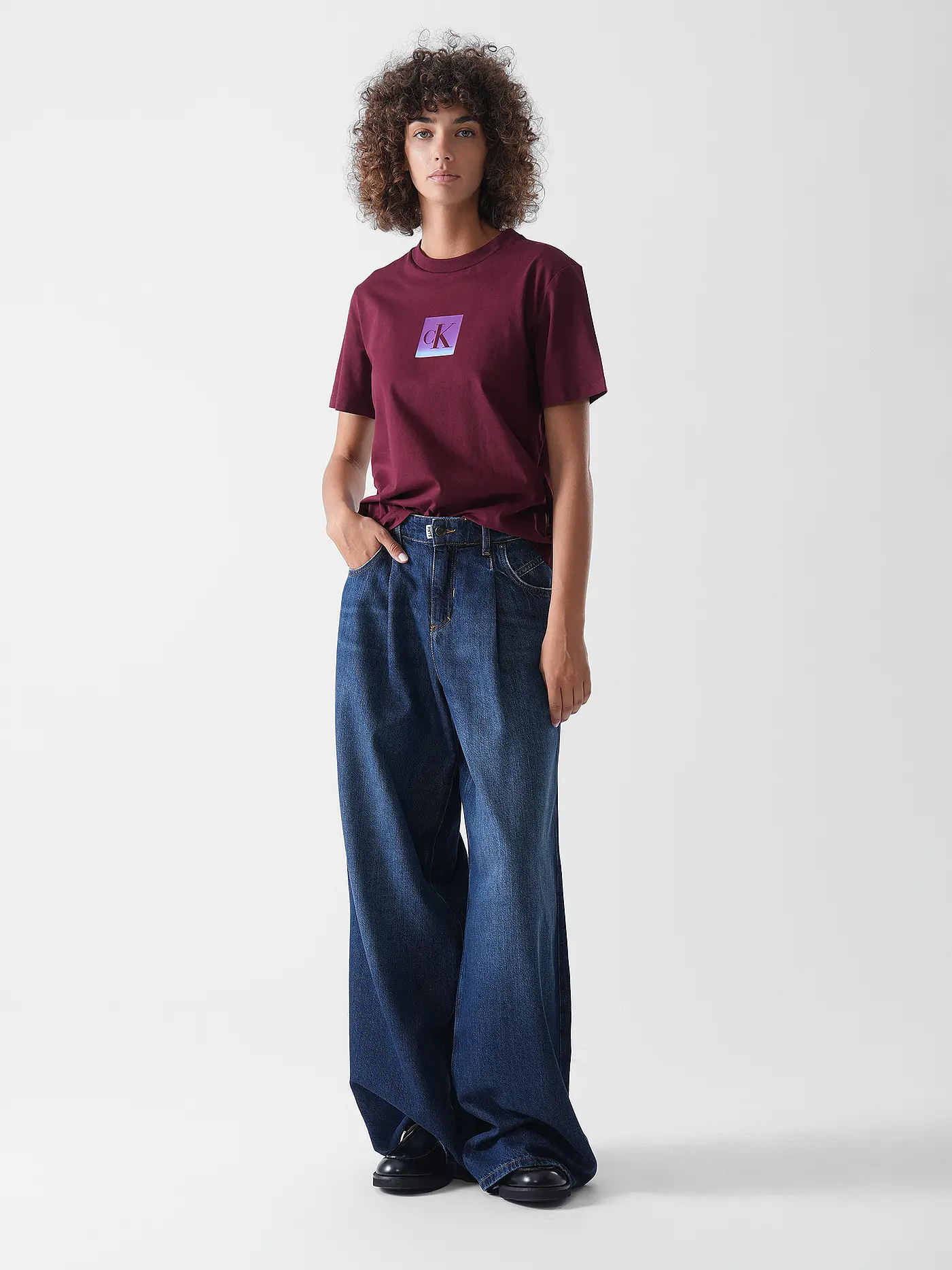 CALVIN KLEIN JEANS | T-Shirt | dunkelrot